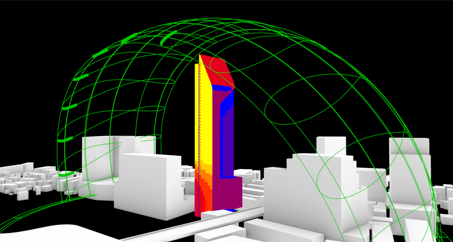 Environmental Analysis of Bangkok tower project by dwp | design worldwide partnership